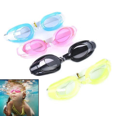 Swimming Goggles  With Ear And Nose Plug Adjustable Clear Vision Anti-fog Waterproof