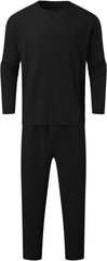 Assorted Men's Solid Round Neck Co-ord Set