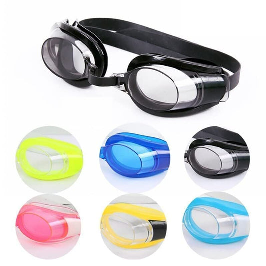 Swimming Goggles  With Ear And Nose Plug Adjustable Clear Vision Anti-fog Waterproof