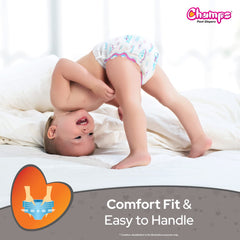 Baby Diaper High Absorbent Pant Diapers  Champs Soft And Dry Baby Diaper Pants Xl  54 Pcs (Extra Large  Xl54 Pieces)