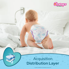 Champs Soft And Dry Baby Diaper Pants 74 Pcs (Medium Size  M74)