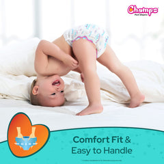Champs Soft And Dry Baby Diaper Pants  62 Pcs (Large Size)