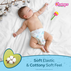 Champs Soft And Dry Baby Diaper Pants 74 Pcs (Medium Size  M74)