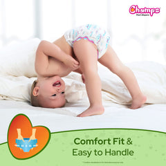 Champs Soft And Dry Baby Diaper Pants  78 Pcs (Small Size  S78)