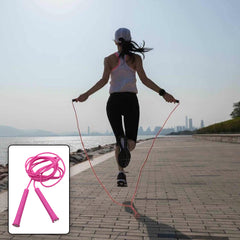 3m Plastic Adjustable Wire Skipping Skip High Speed Jump Rope Cross Fit Fitness Equipment Exercise Workout