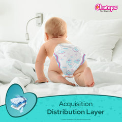 Champs Soft And Dry Baby Diaper Pants  62 Pcs (Large Size)